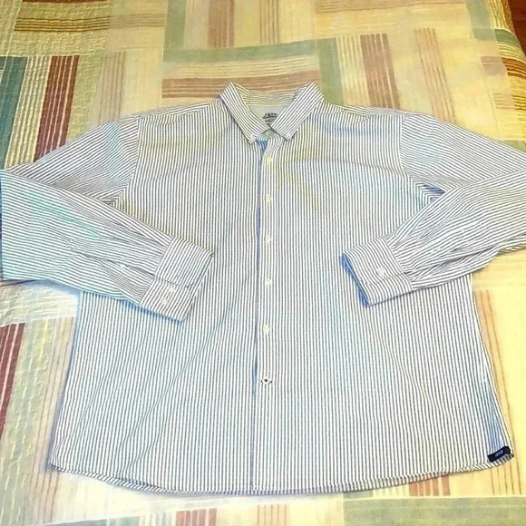 Simply  Beautiful Cotton shirt long sleeves and buttons down - Picture 1 of 7